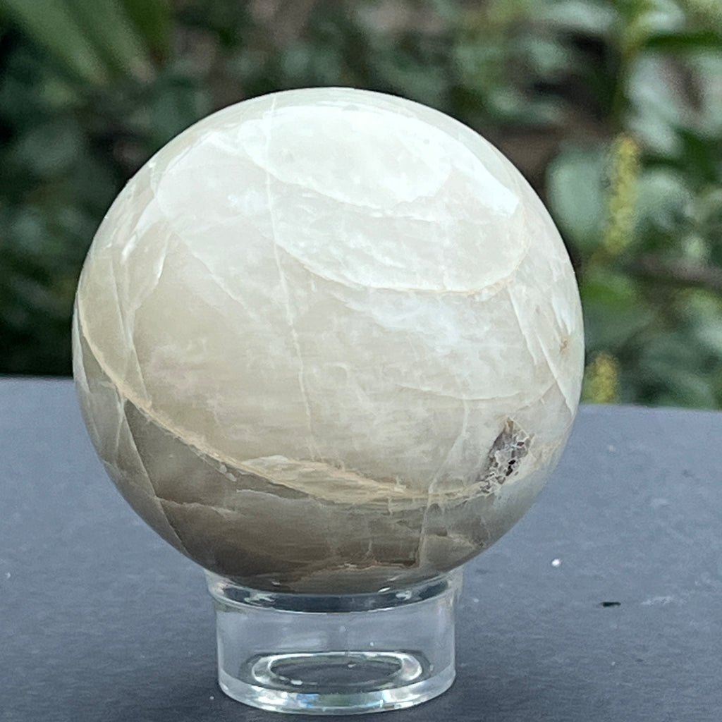 Piatra lunii cu garnierit sfera m1, pietre semipretioase - druzy.ro 3 