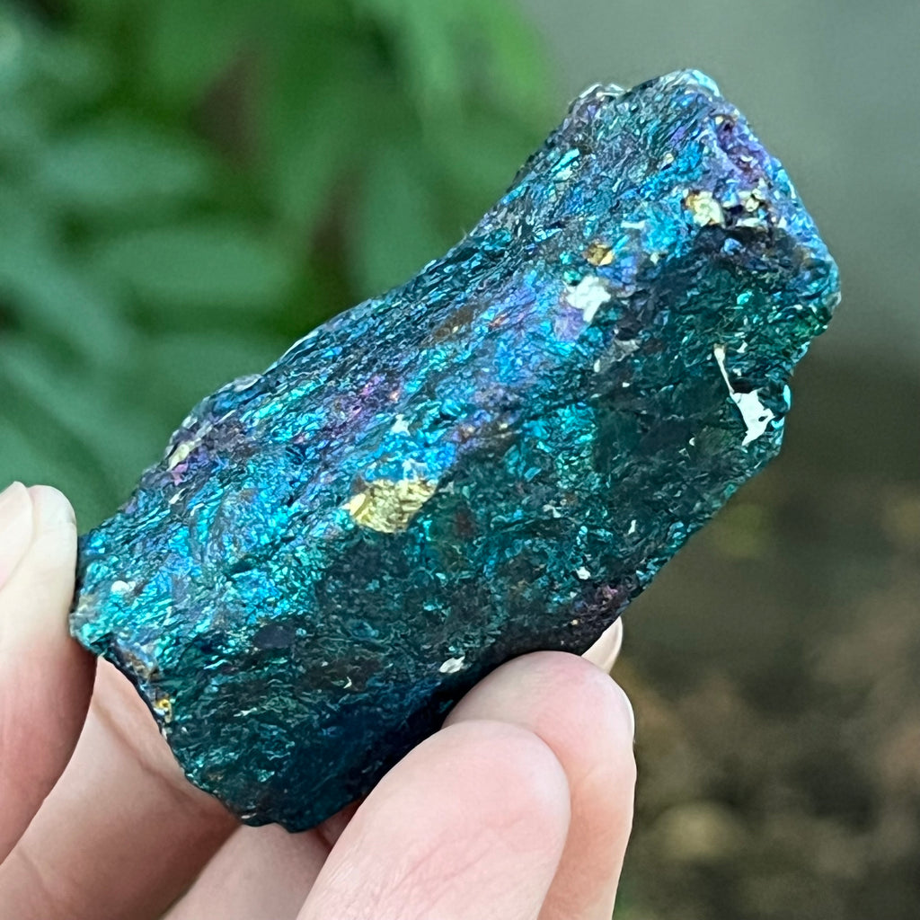 Calcopirita iridescentă din Mexic model 1, pietre semipretioase - druzy.ro 9 