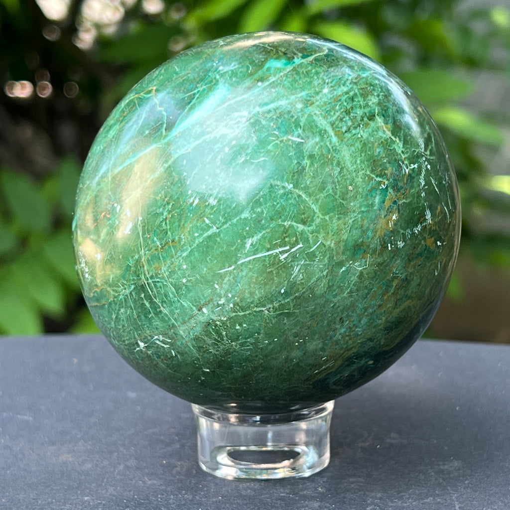 Sfera verdit (jad african) m1, pietre semipretioase - druzy.ro 2 