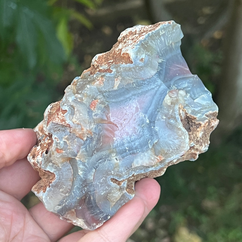 Nodul agat de Botswana, agat river, unicat | Model XL3, pietre semipretioase - druzy.ro 3 