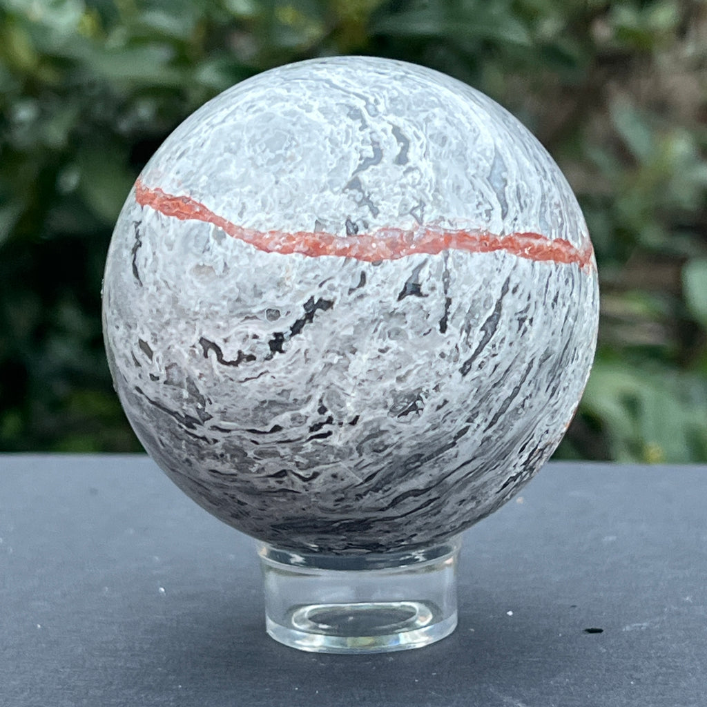 Sfera jasp Picasso model 1, pietre semipretioase - druzy.ro 2 