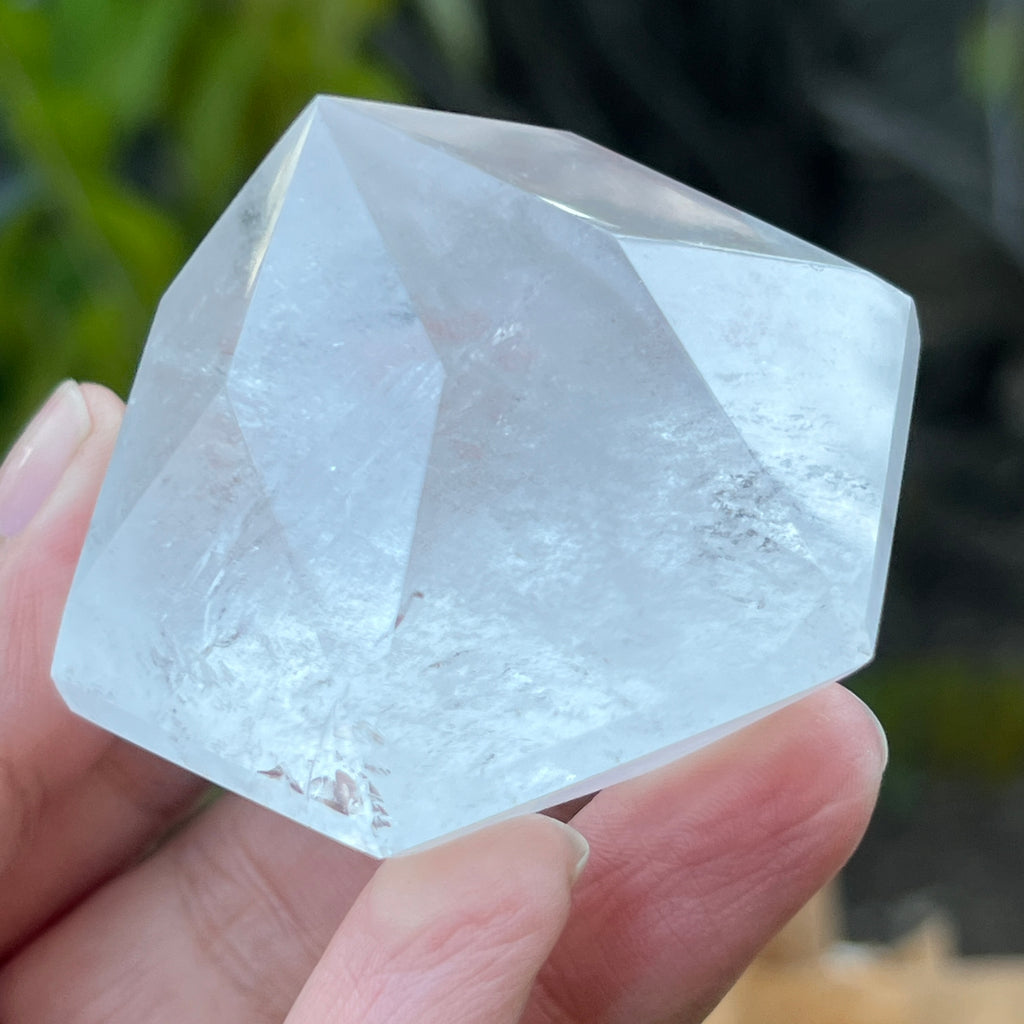 Cuart forma diamant cristal de stanca/cuart incolor model 9 A, pietre semipretioase - druzy.ro 7 