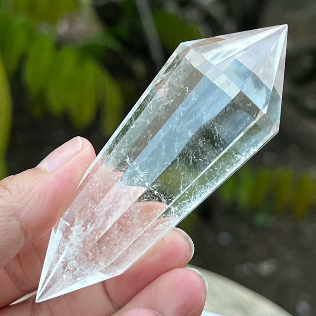 Bagheta cuart vogel, 12 fete, Brazilia model 22, pietre semipretioase - druzy.ro 1 