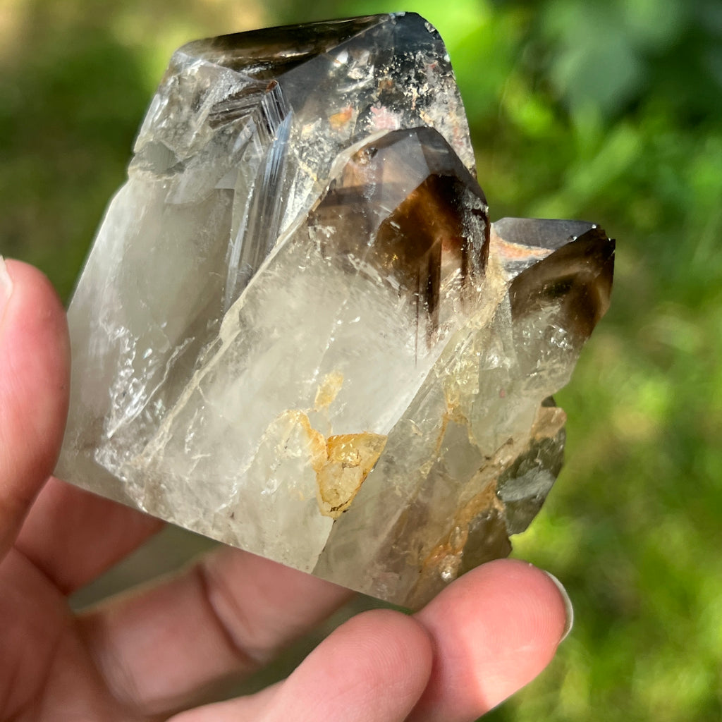 Varf brut cuart fumuriu | Model L9, pietre semipretioase - druzy.ro 1 