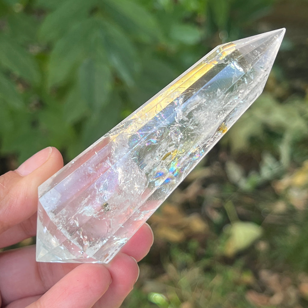Bagheta cuart vogel, 12 fete, Brazilia model 23, pietre semipretioase - druzy.ro 4 