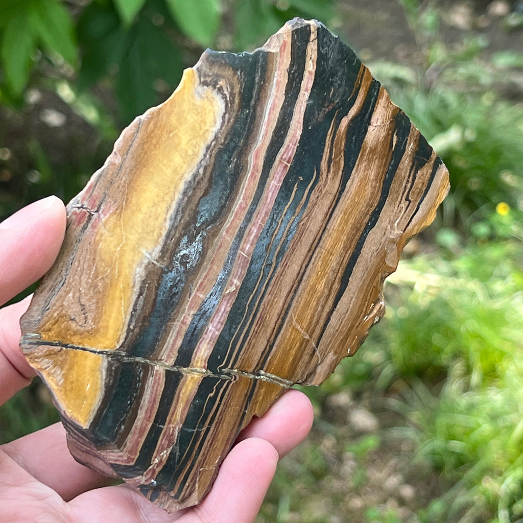 Ochi de tigru piatra bruta model 2, pietre semipretioase - druzy.ro 2 