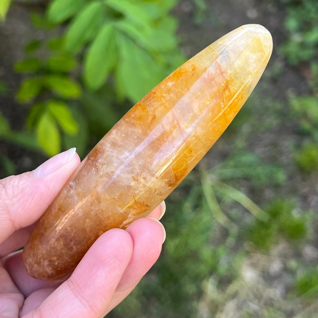 Bagheta golden healer, cuart lamaie model 3, pietre semipretioase - druzy.ro 2 