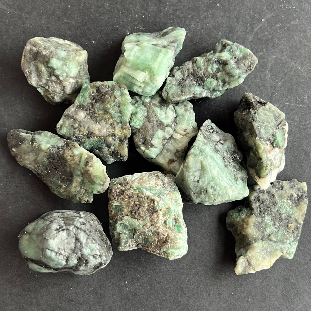 Smarald in matrice Columbia, druzy.ro, cristale 3