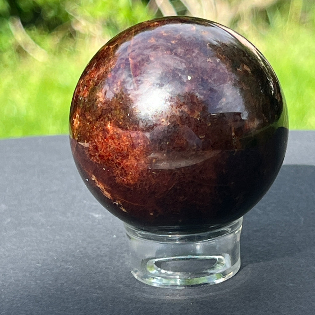 Sfera granat model 3, pietre semipretioase - druzy.ro 2 