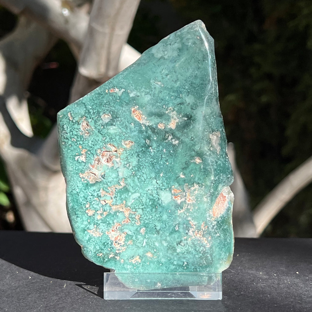 Crisopraz polisat pe o fata XL3 - 13 cm, druzy.ro, cristale 1