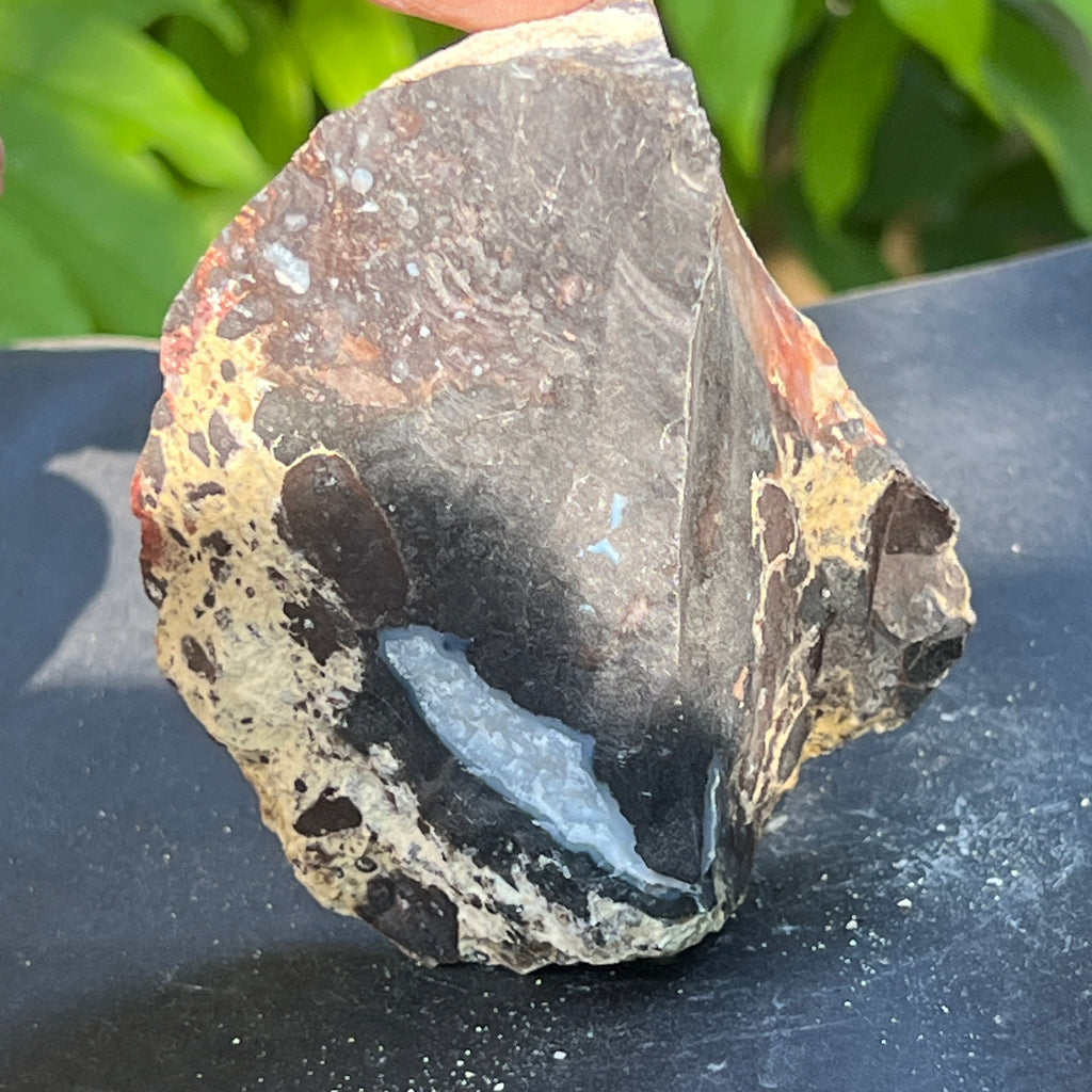Onix negru piatra bruta India model 12, pietre semipretioase - druzy.ro 3 