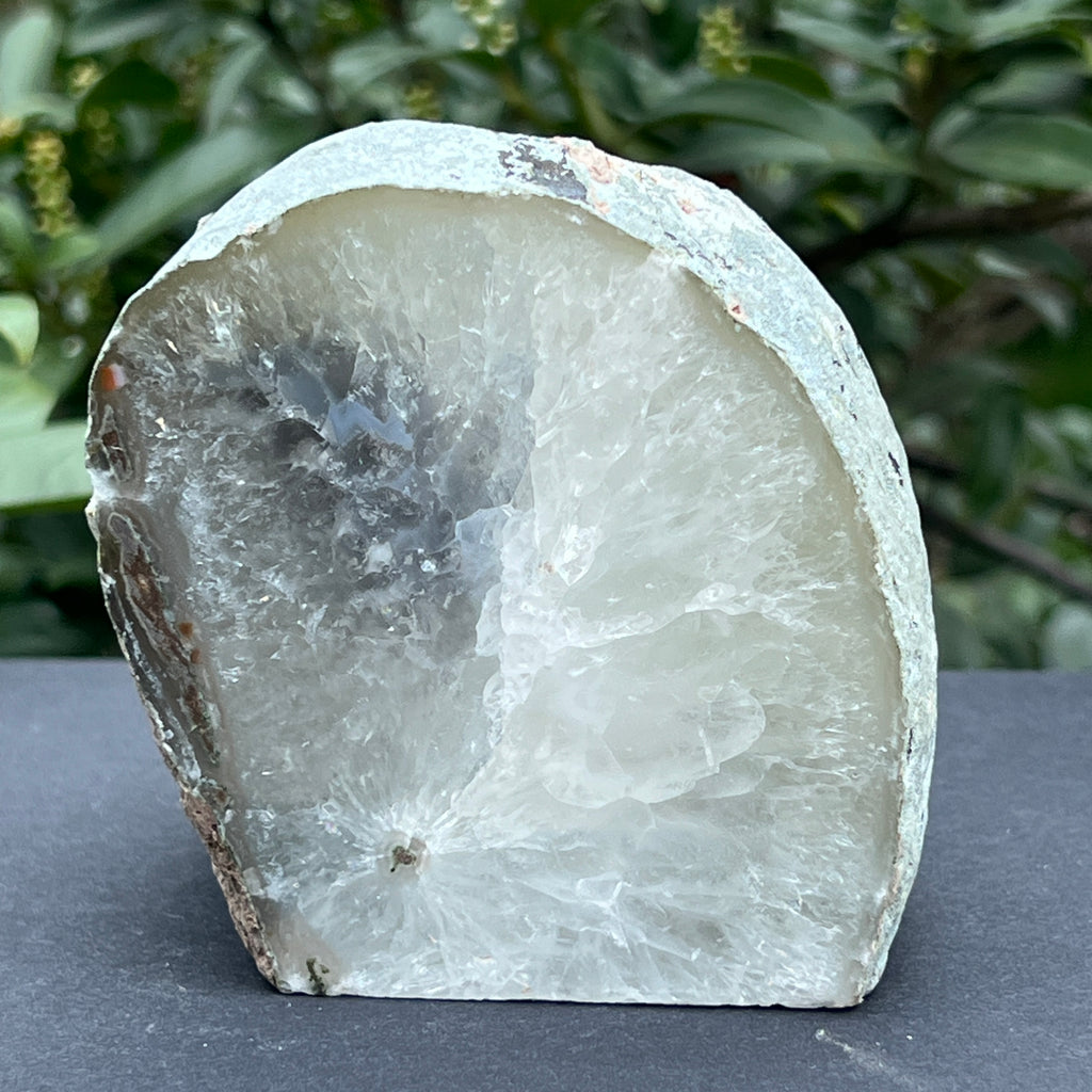 Suport lumanare din agat natural, bookend, suport carti, pietre semipretioase - druzy.ro 3 