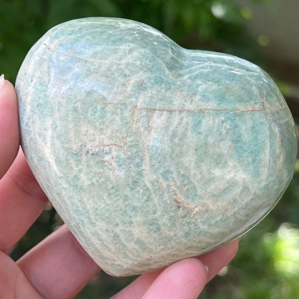 Inima amazonit model 2, pietre semipretioase - druzy.ro 1 