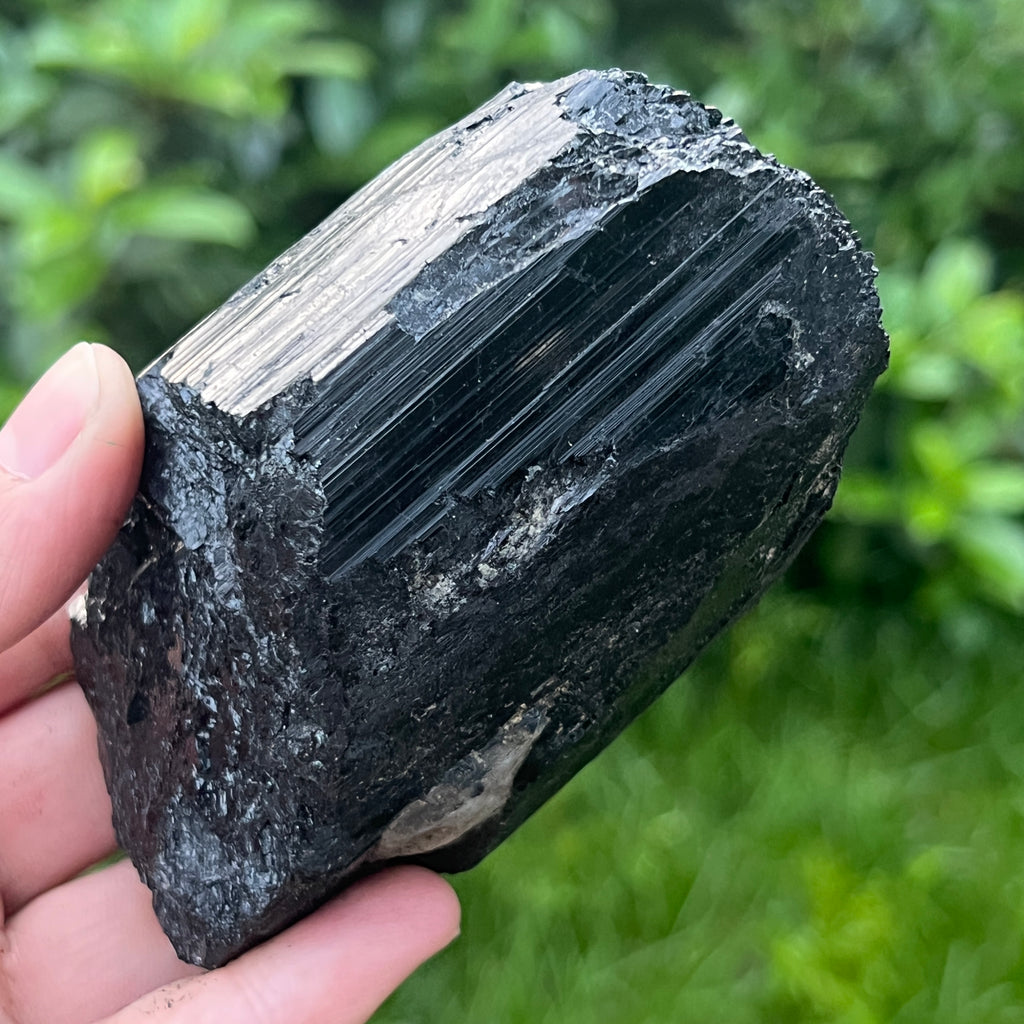 Turmalina neagra piatra bruta L15, pietre semipretioase - druzy.ro 6 