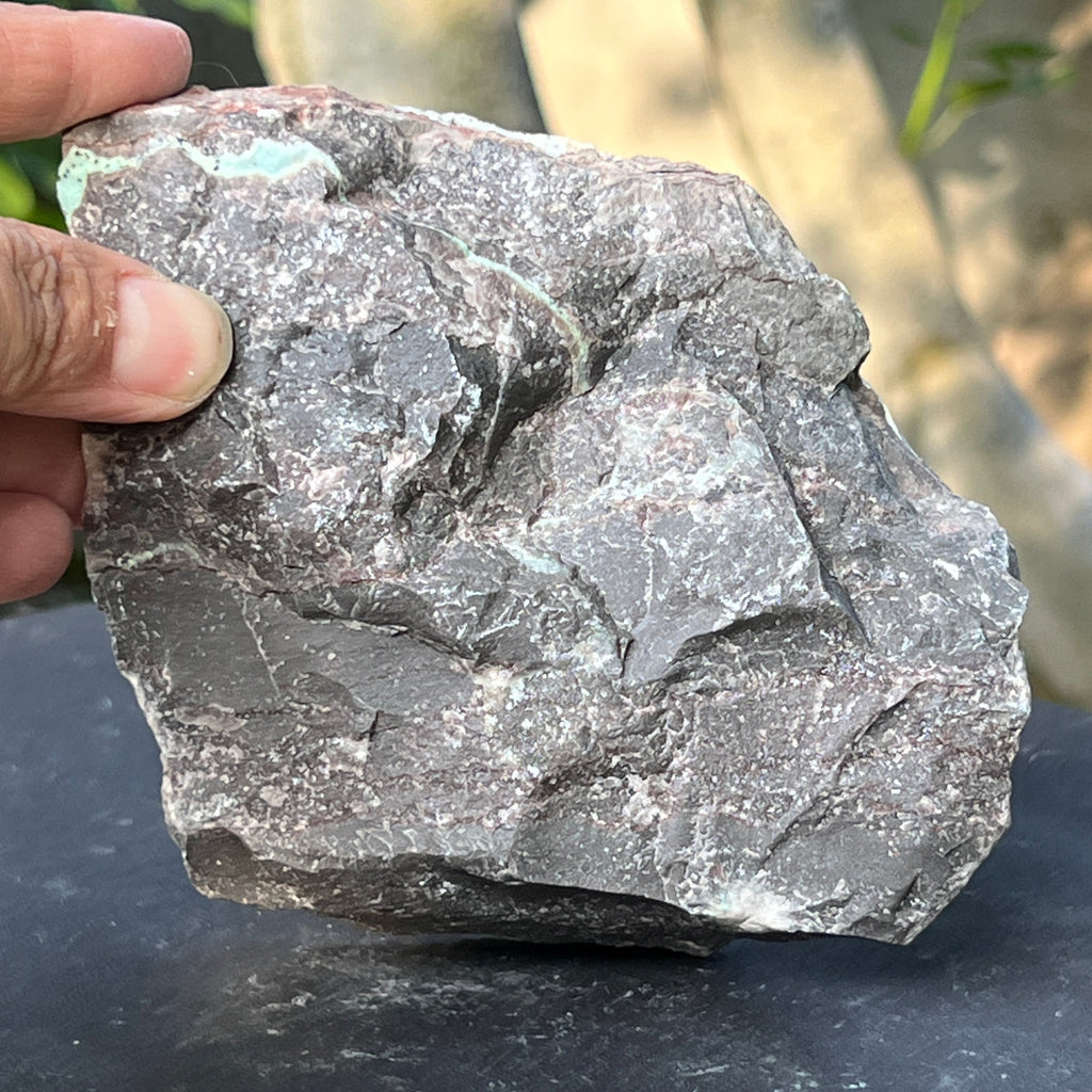 Cluster calcedonie cu crom albastru-verzuie din Zimbabwe | Model 2, pietre semipretioase - druzy.ro 4 