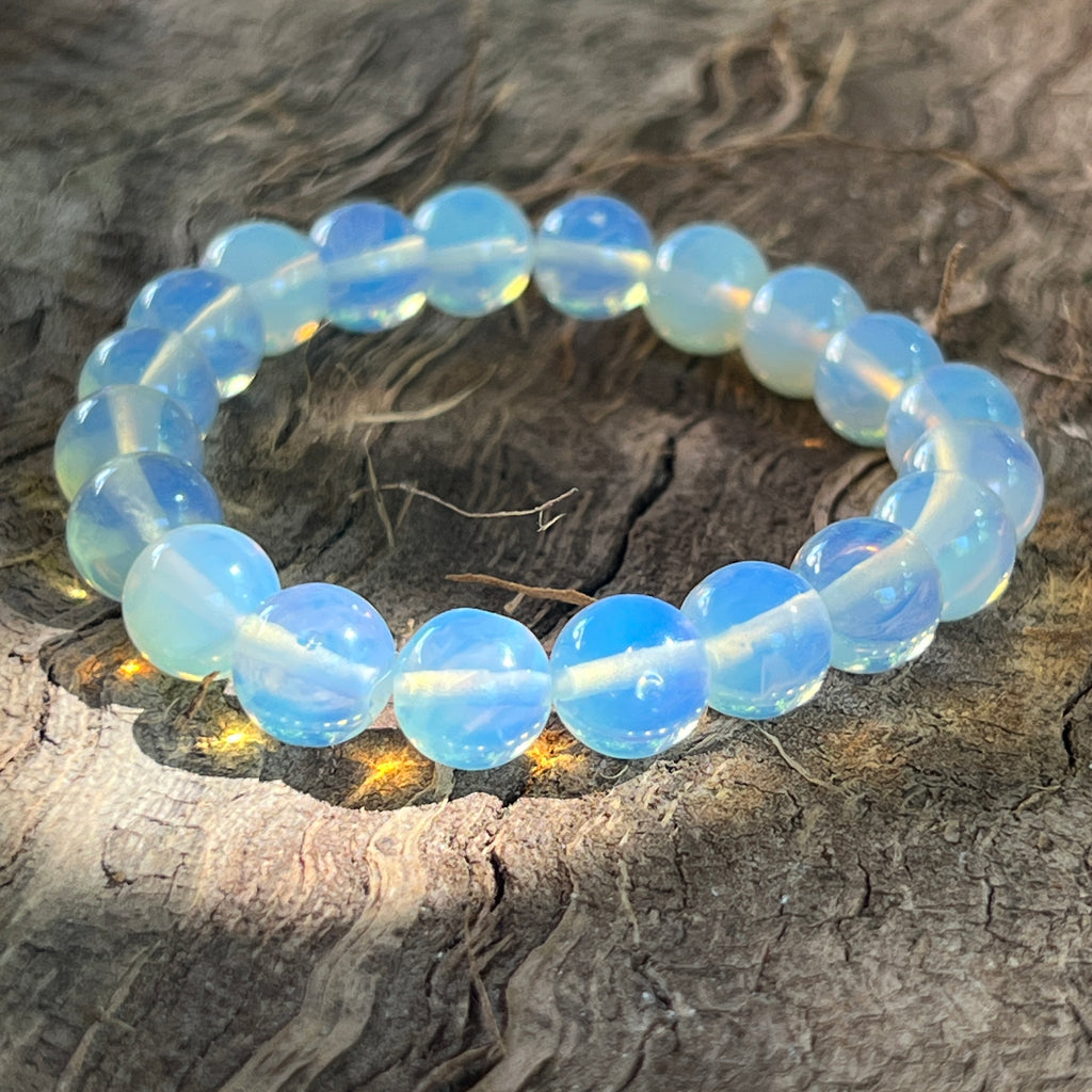 Bratara opalit 10 mm, pietre semipretioase - druzy.ro 2 
