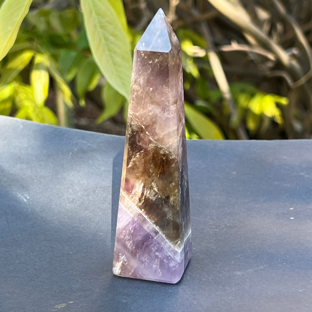 Obelisc super 7 (super seven) din Brazilia model 6, pietre semipretioase - druzy.ro 3 