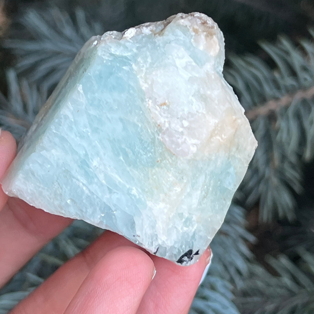 Acvamarin Pakistan piatra bruta model pk4, pietre semipretioase - druzy.ro 3 