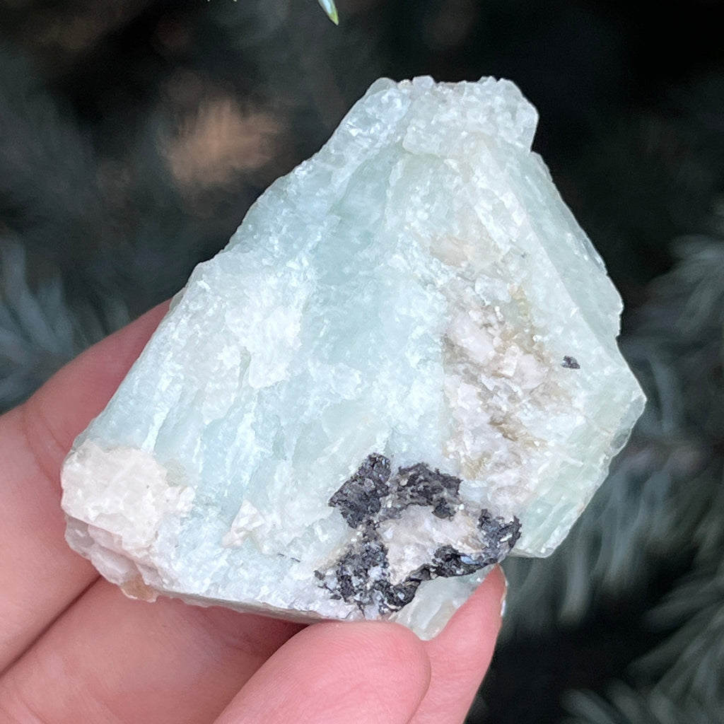 Acvamarin Pakistan piatra bruta model pk19, pietre semipretioase - druzy.ro 1 