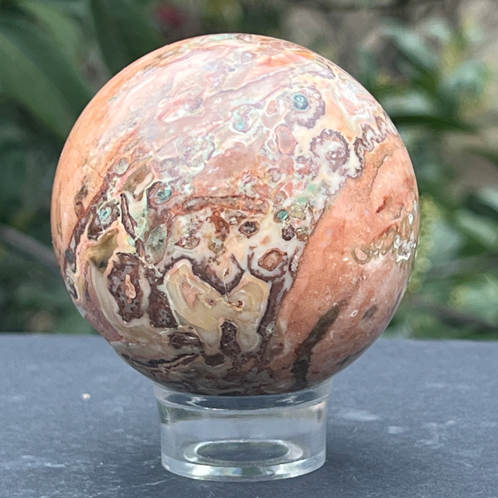 Sfera jasp peisaj ( landscape) din Namibia model 3, pietre semipretioase - druzy.ro 2 