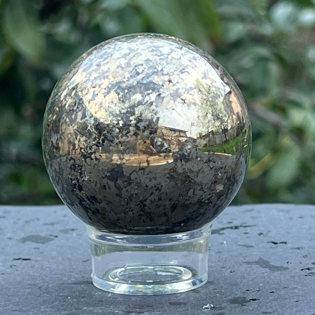 Sfera pirita model 2, pietre semipretioase - druzy.ro 4 