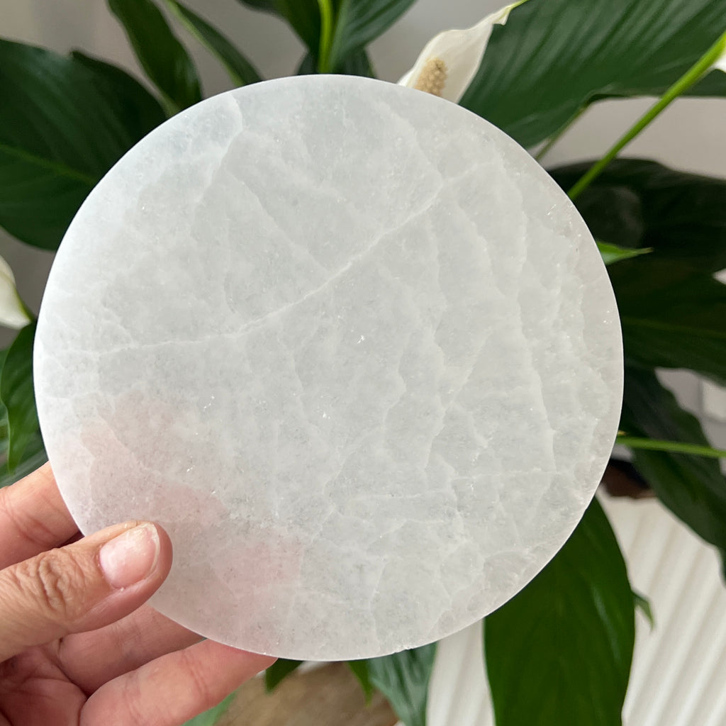 Disc selenit, pietre semipretioase - druzy.ro 6 