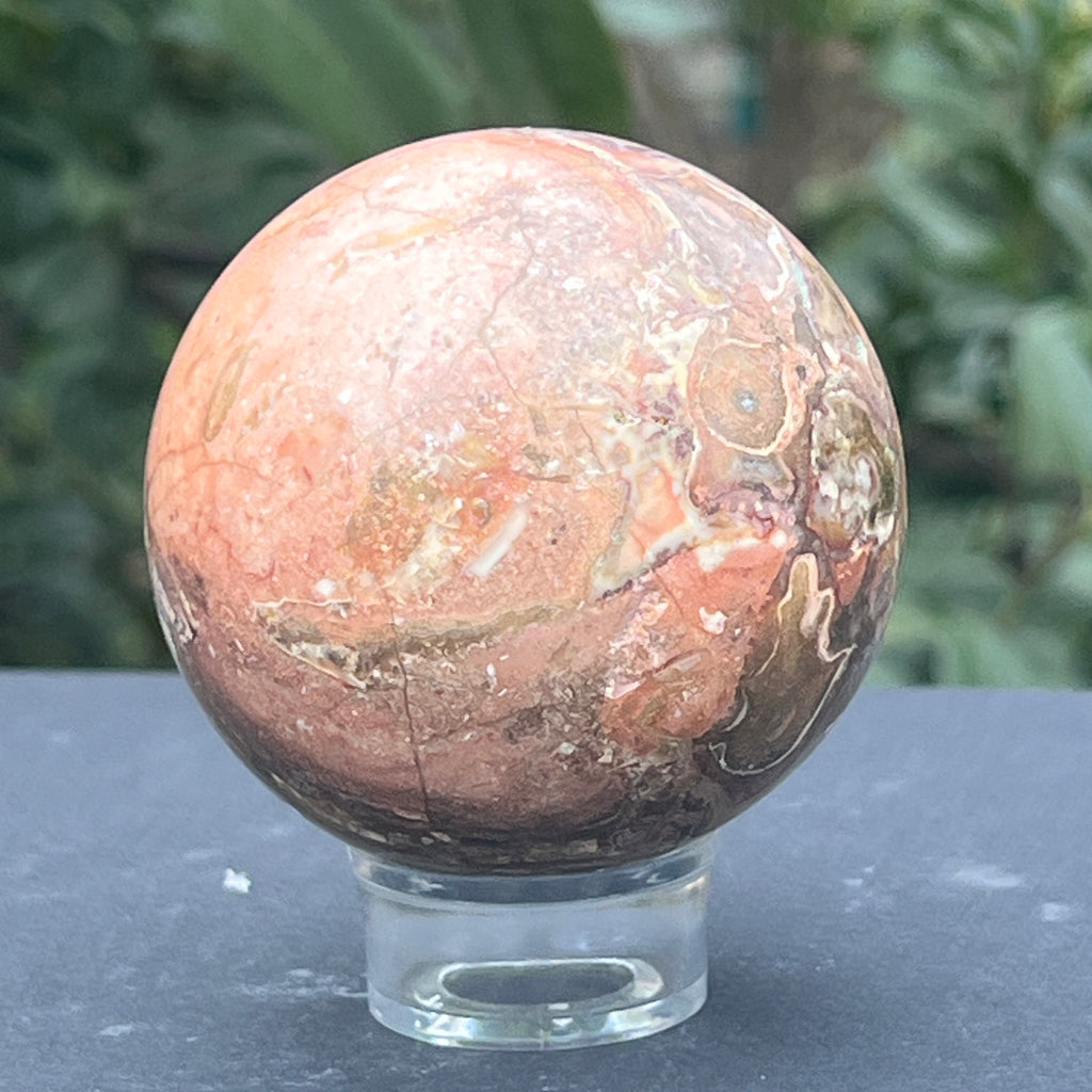 Sfera jasp peisaj ( landscape) din Namibia model 1, pietre semipretioase - druzy.ro 7 