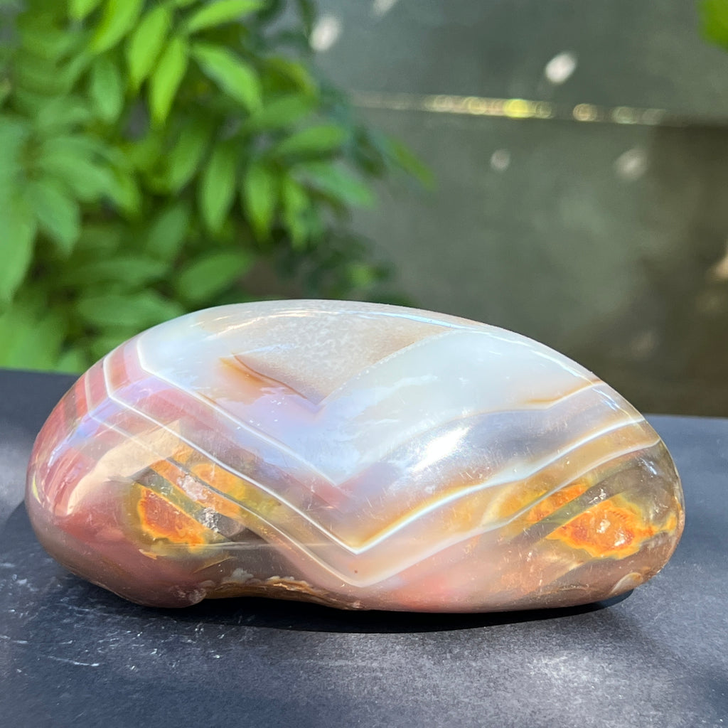 Nodul agat de Botswana, agat river, unicat | Model XL2, pietre semipretioase - druzy.ro 1 