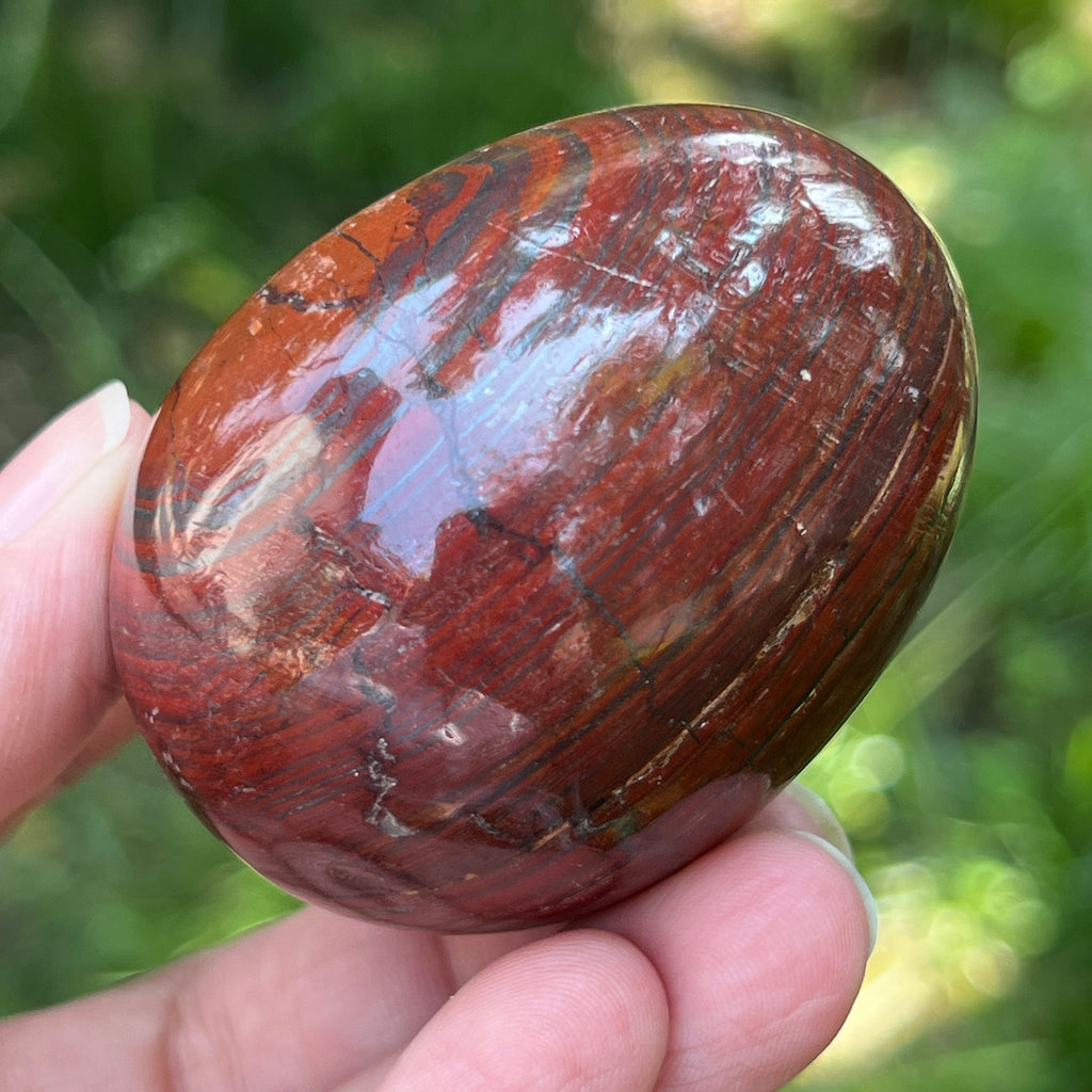 Ou jasp rosu din Zimbabwe model 10, pietre semipretioase - druzy.ro 4 