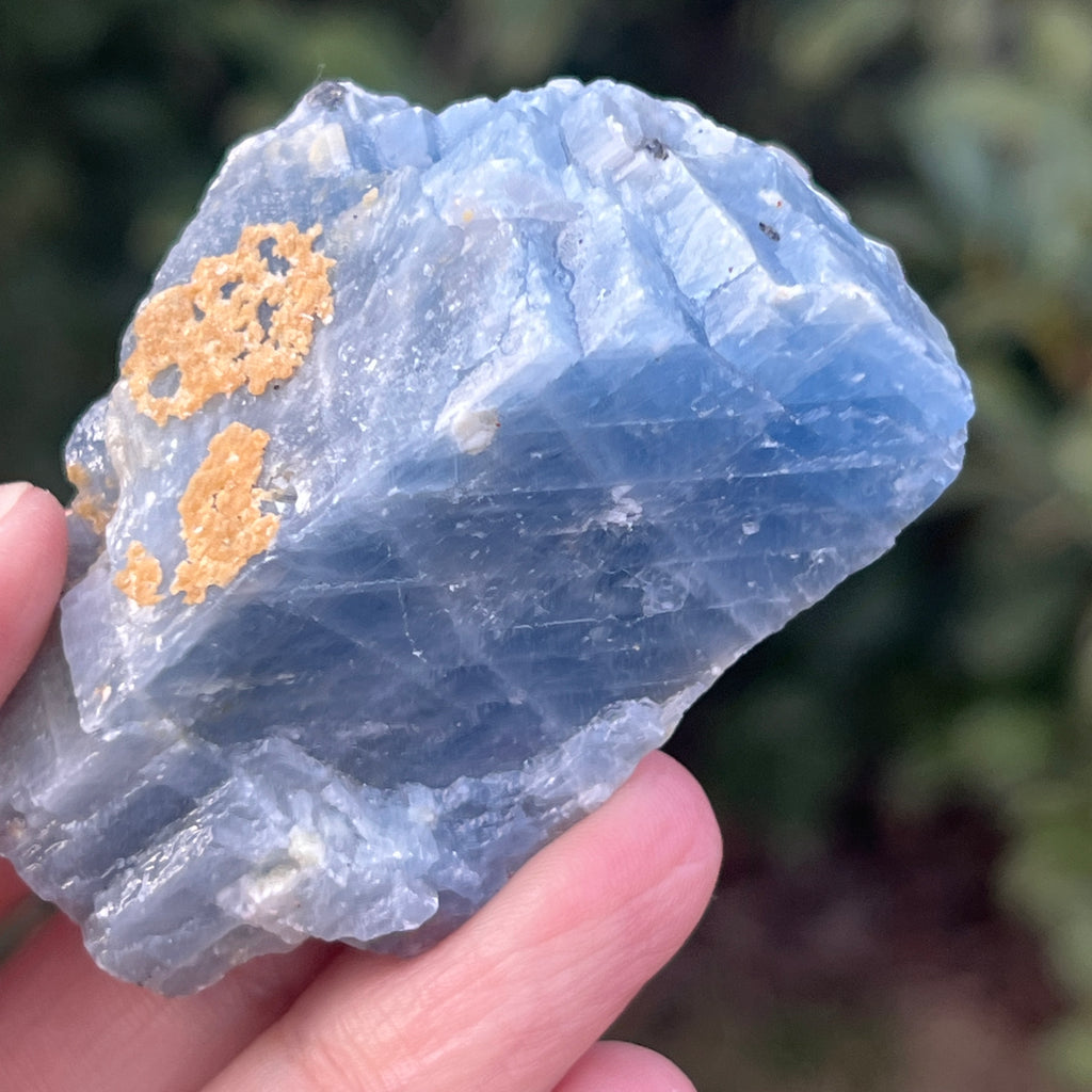 Calcit albastru piatra bruta din Namibia model 1, pietre semipretioase - druzy.ro 2 