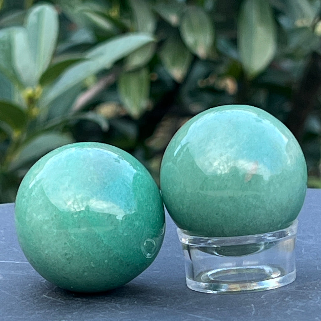 Sfera aventurin verde, pietre semipretioase - druzy.ro 2 