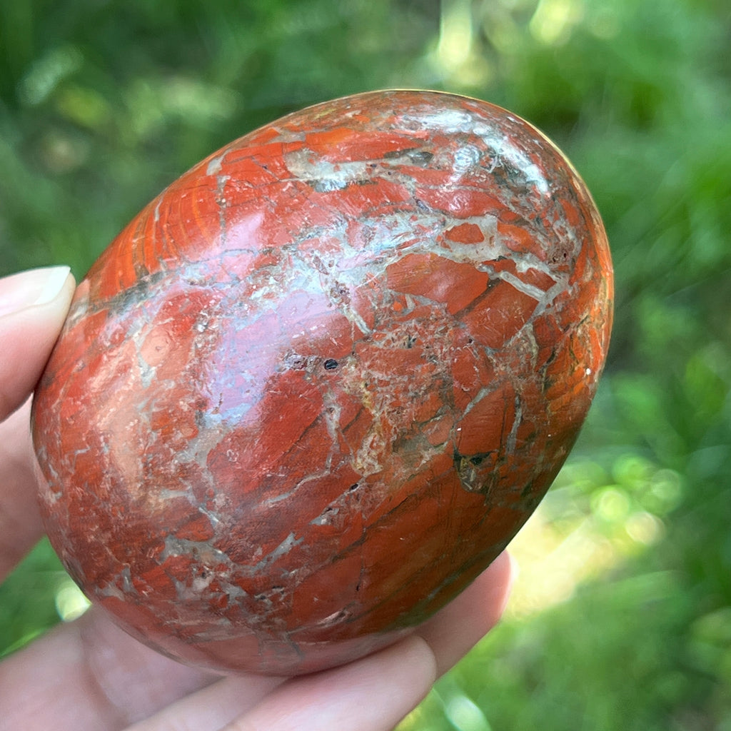 Ou jasp rosu din Zimbabwe model 2, pietre semipretioase - druzy.ro 9 