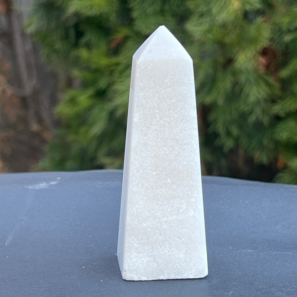 Obelisc onix alb model 2, pietre semipretioase - druzy.ro 3 