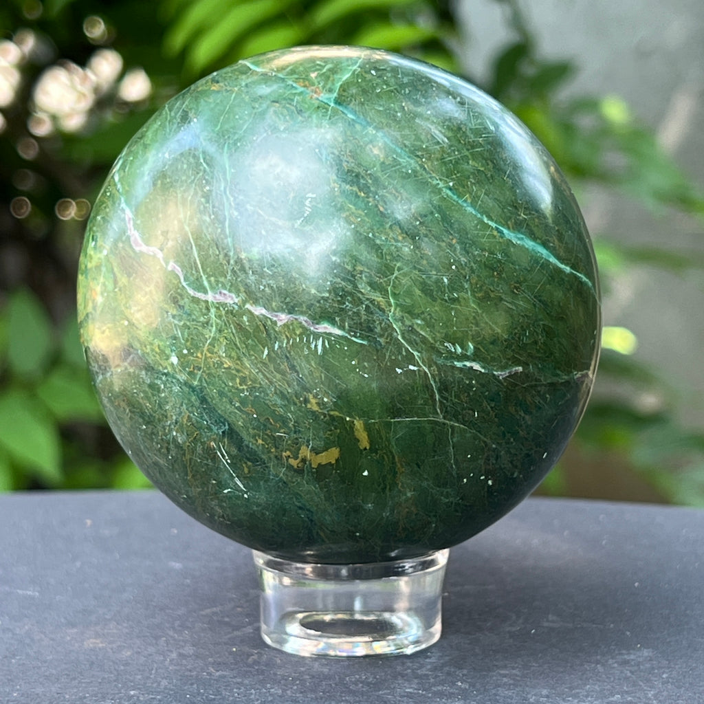 Sfera verdit (jad african) m1, pietre semipretioase - druzy.ro 3 