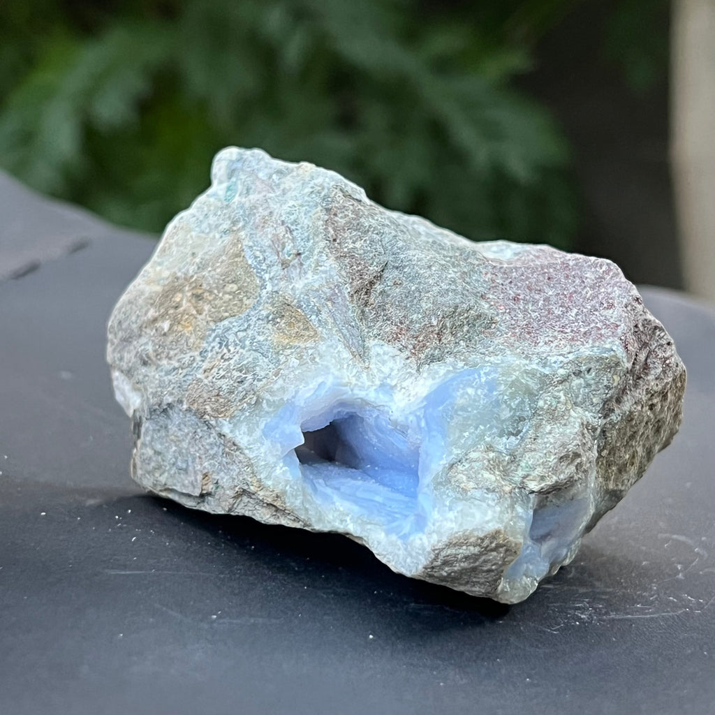 Calcedonie albastra / blue lace/ agat albastru piatra bruta m4, druzy.ro, pietre semipretioase 3