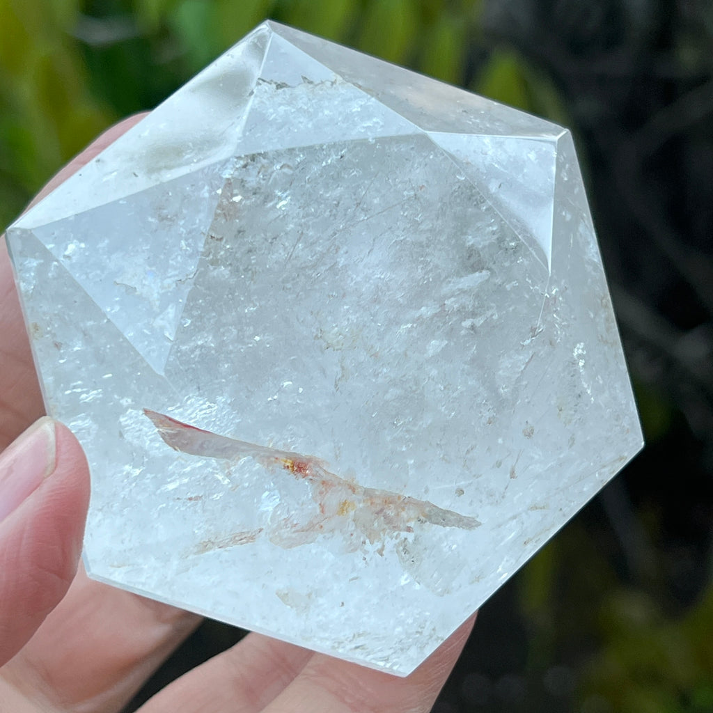 Cuart forma diamant caliate extra, cristal de stanca/cuart incolor m11, pietre semipretioase - druzy.ro 3 
