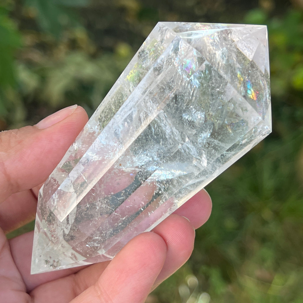 Bagheta cuart vogel, 12 fete, Brazilia model 29, pietre semipretioase - druzy.ro 7 