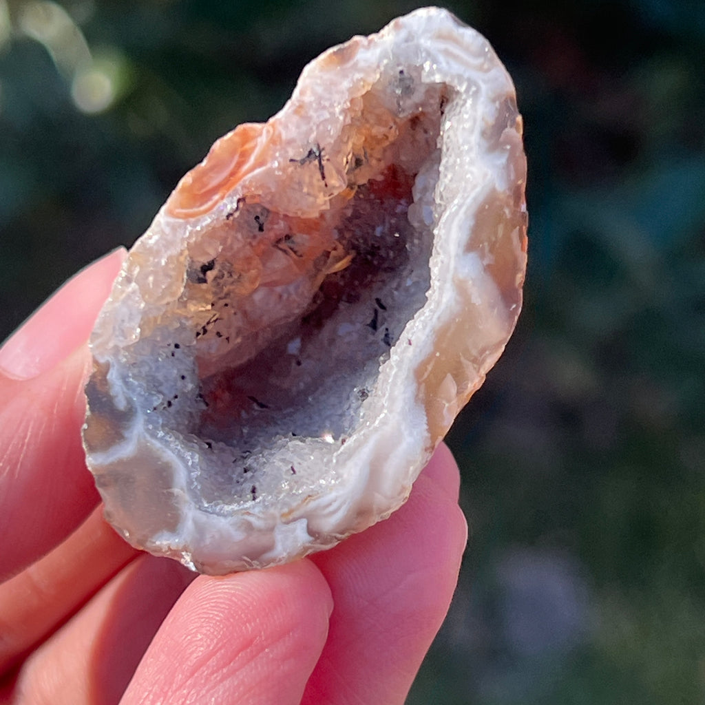 Cluster Agat FEATHER m2, agat cu cuart, pietre semipretioase - druzy.ro 3 
