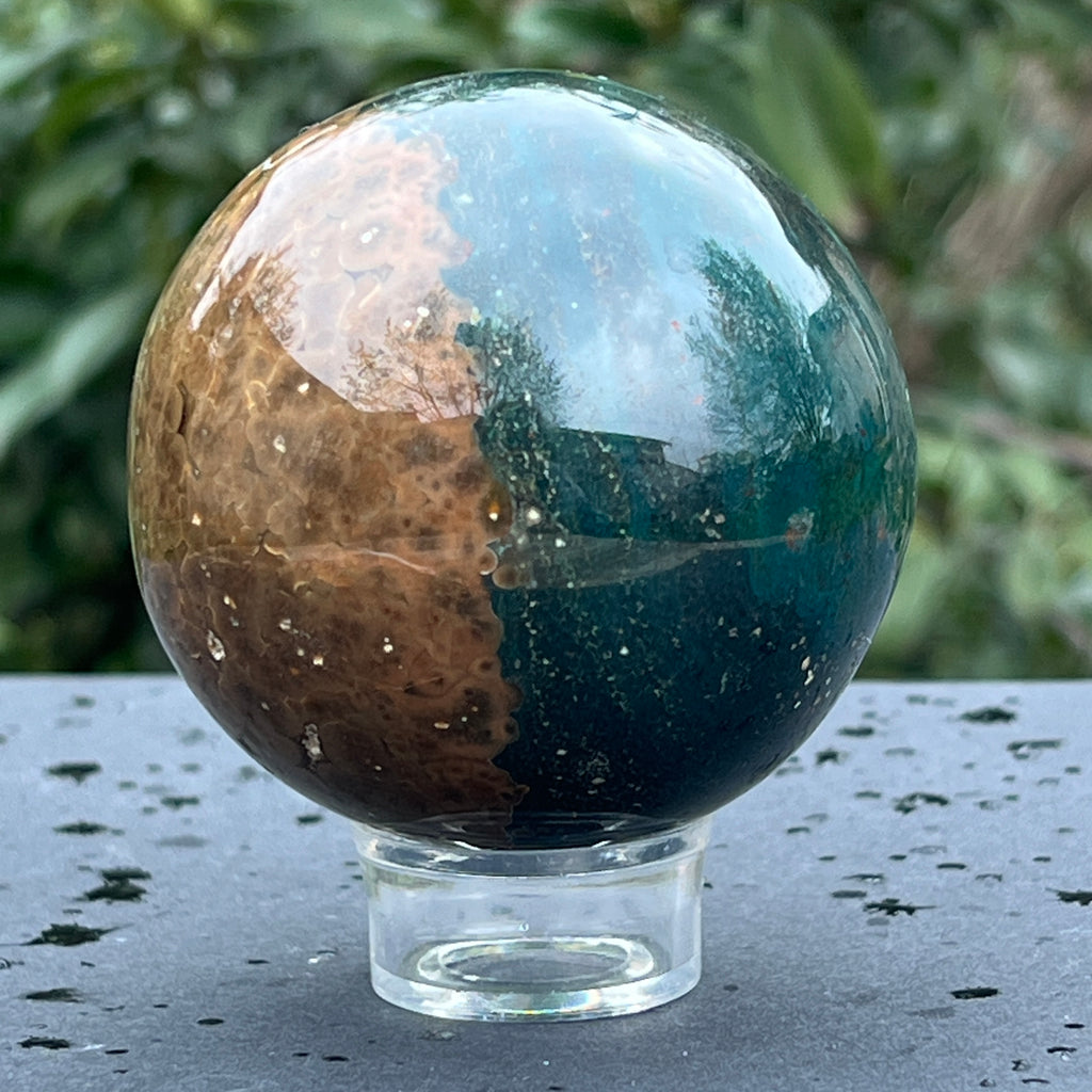 Sfera jasp ocean model 3, pietre semipretioase - druzy.ro 4 