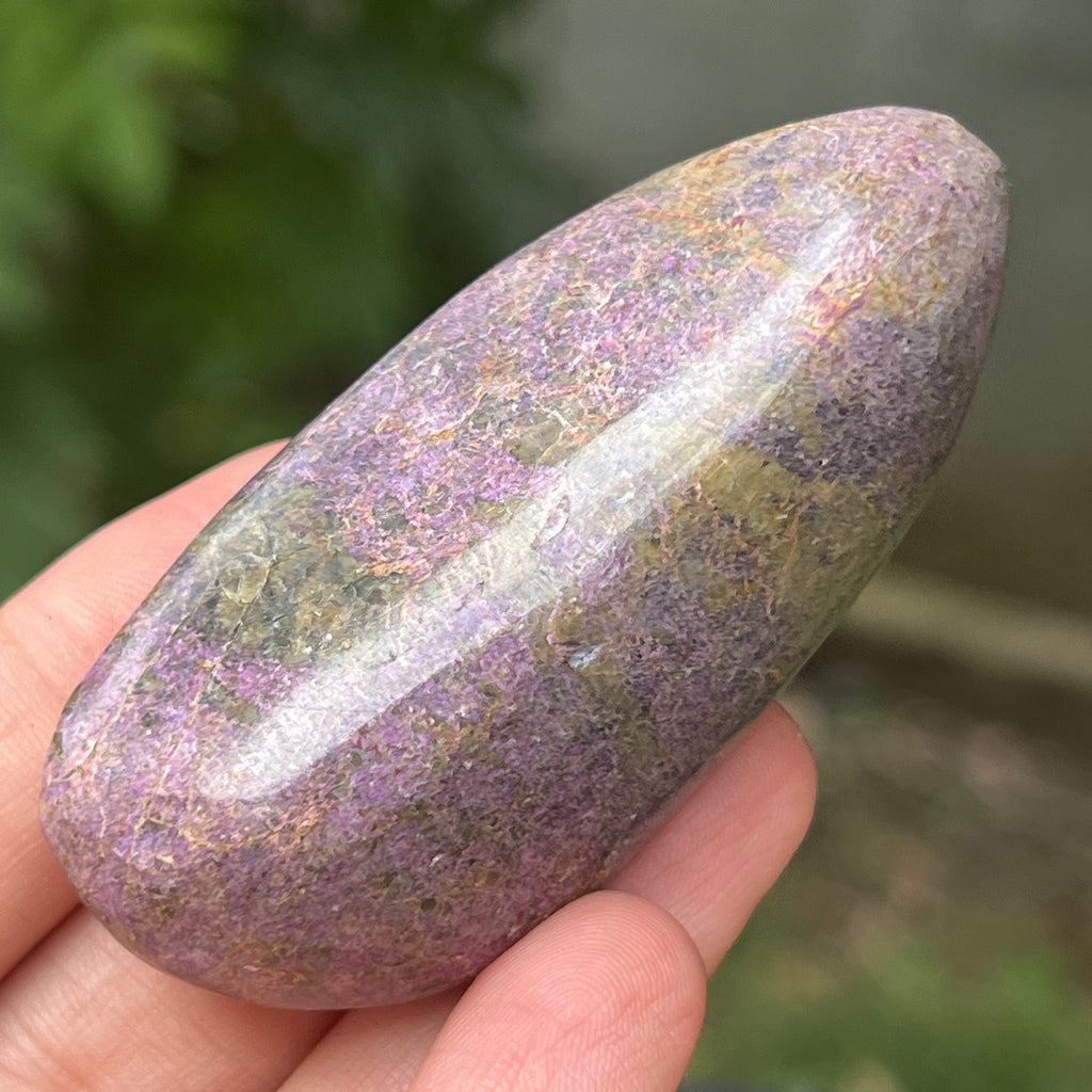 Palmstone atlantisit (stichtit, serpentin) model 1, pietre semipretioase - druzy.ro 3 