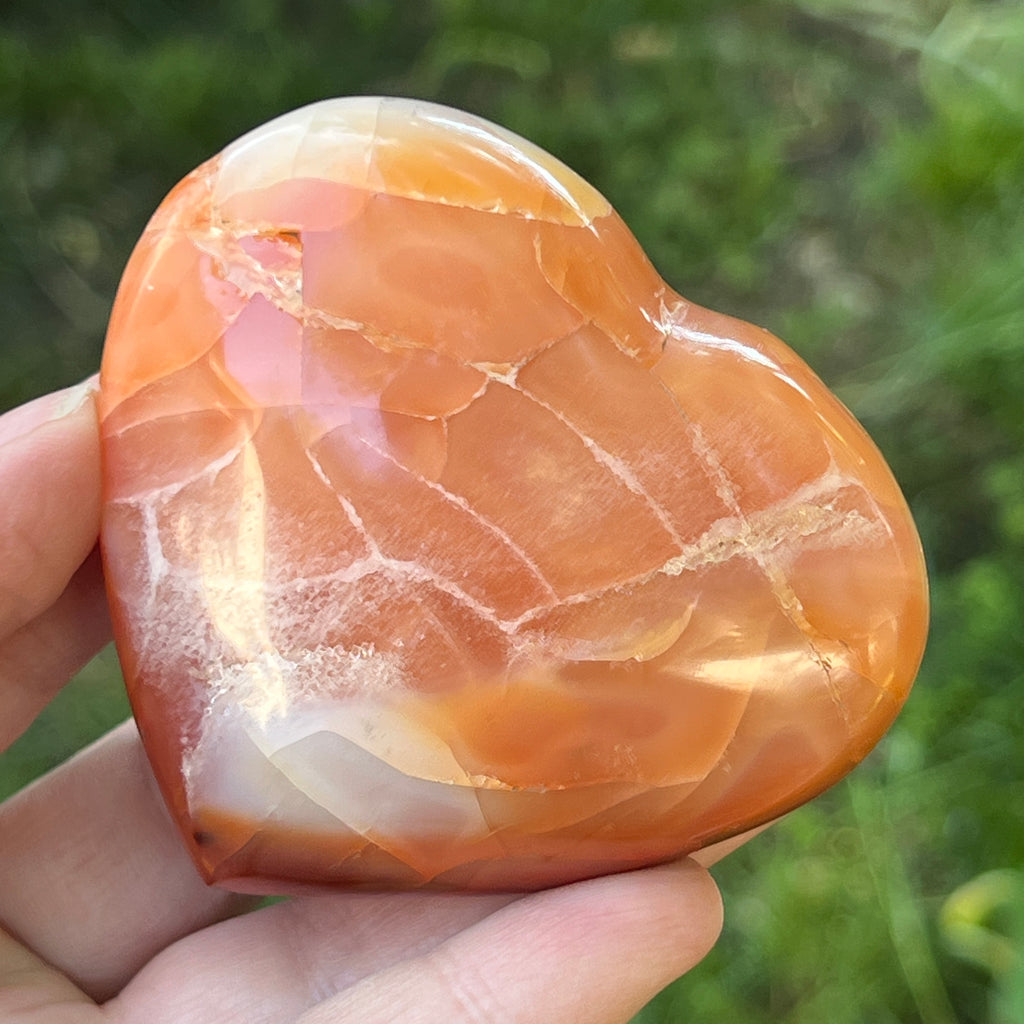 Carneol inima m8, pietre semipretioase - druzy.ro 2 