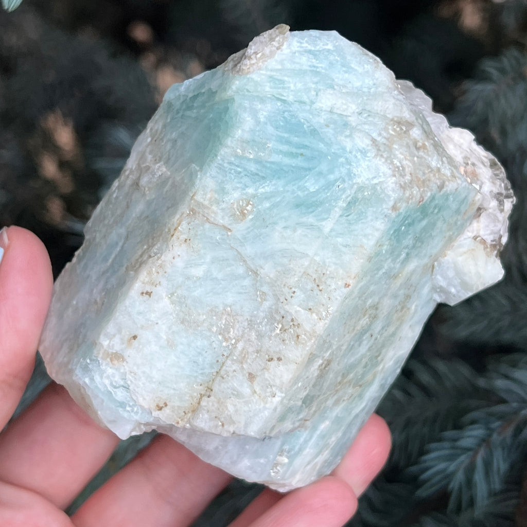 Acvamarin Pakistan piatra bruta model pk1, pietre semipretioase - druzy.ro 4 