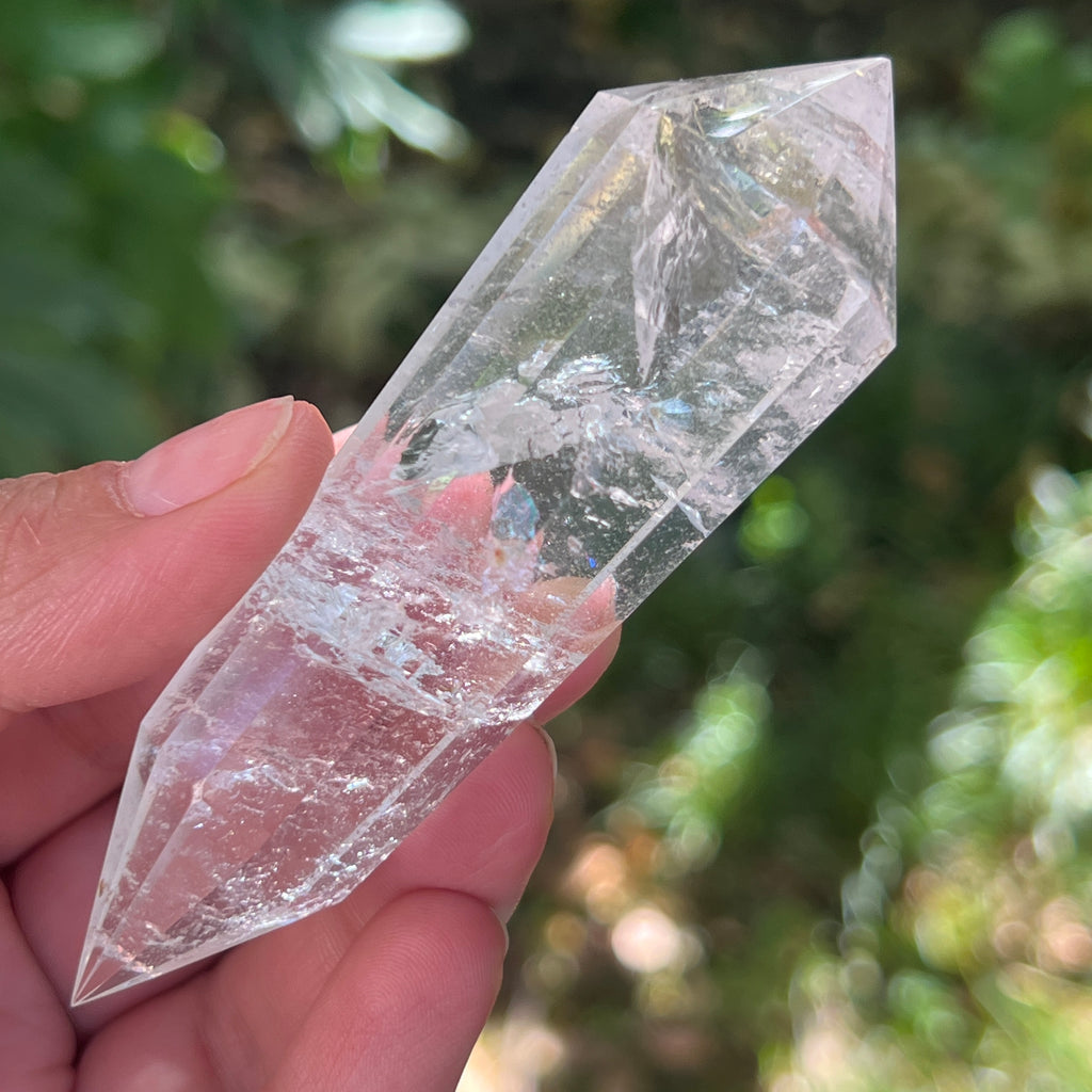 Bagheta cuart vogel, 12 fete, Brazilia model 15, pietre semipretioase - druzy.ro 1 