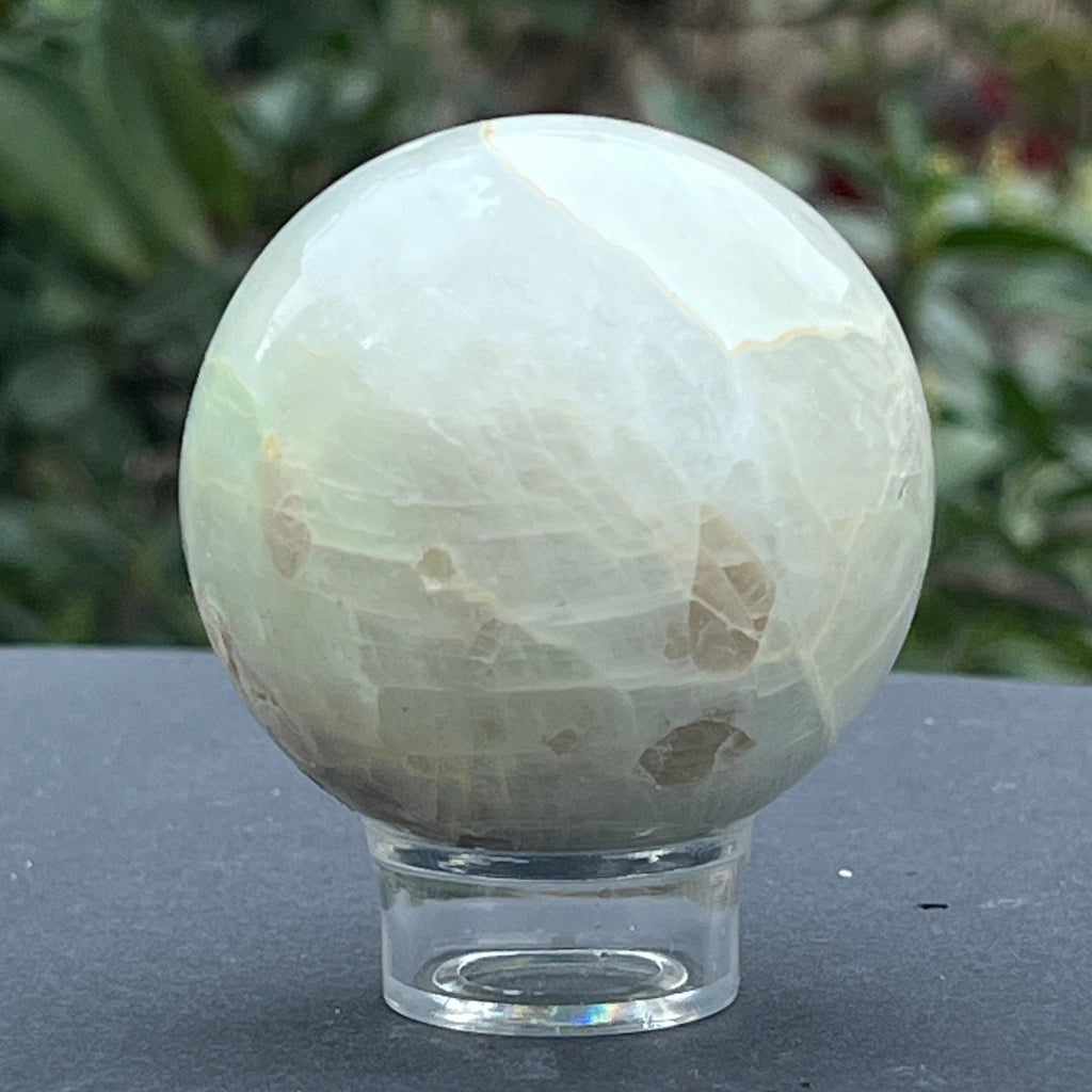 Piatra lunii cu garnierit sfera m3, pietre semipretioase - druzy.ro 4 