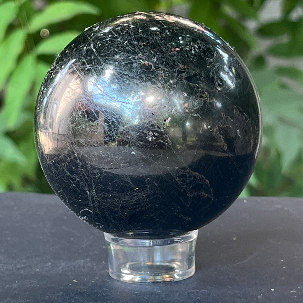Sfera turmalina neagra din Madagascar model 7, pietre semipretioase - druzy.ro 4 