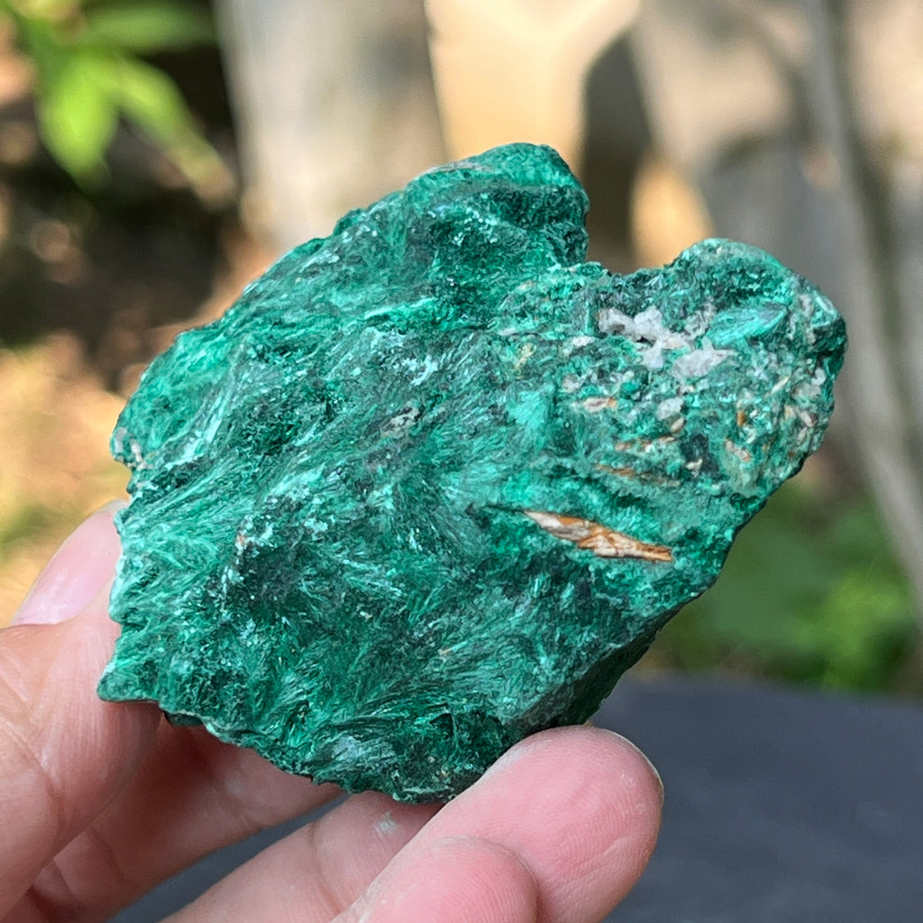 Malachit matasos piatra bruta m16, pietre semipretioase - druzy.ro 4 