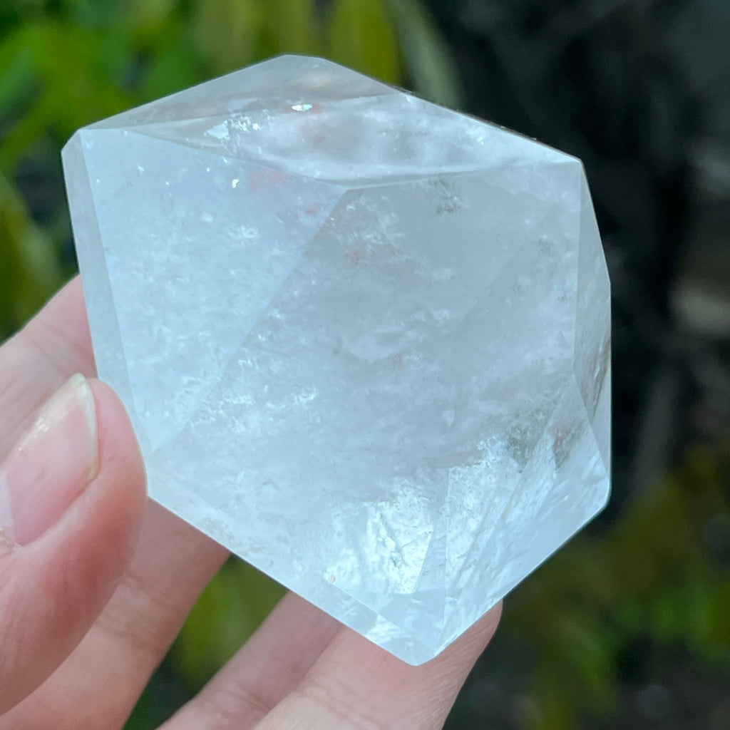 Cuart  forma diamant caliate extra, cristal de stanca/cuart incolor m7, pietre semipretioase - druzy.ro 4 