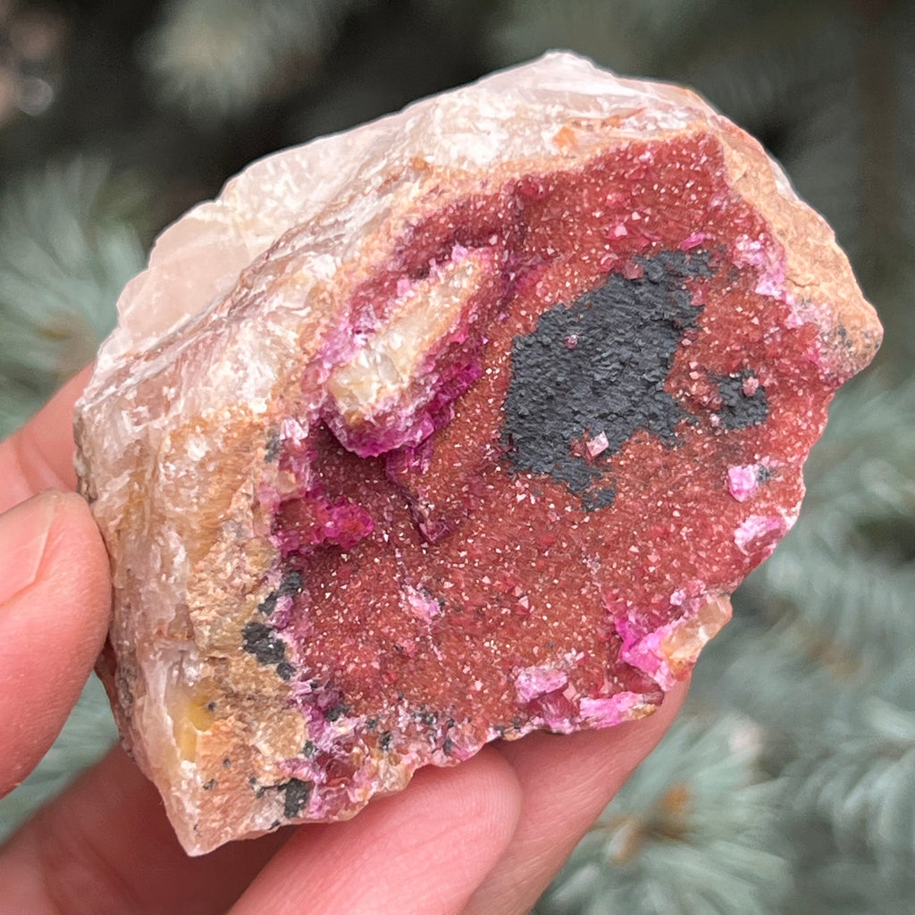 Dolomit roz Salrose piatra bruta m28, druzy.ro, cristale 2