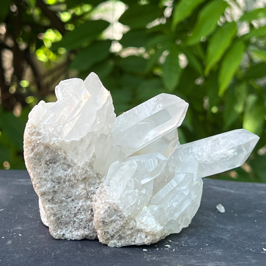 Floare de mina, cluster cuart ICY | Model 10, pietre semipretioase - druzy.ro 2 