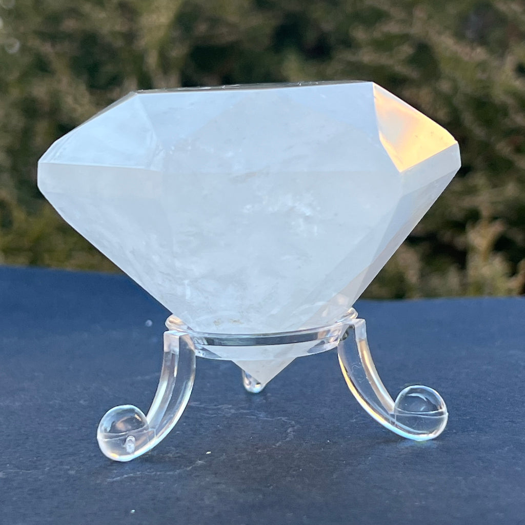 Cuart forma diamant cristal de stanca/cuart incolor model 9 A, druzy.ro, cristale 5